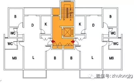 電梯坪數|高層住宅「樓梯間+電梯」的24種組合方式